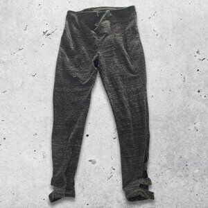 Marc New York Performance Leggings Soft Stretchy Fabric Ruched Detailing‎ Grey M